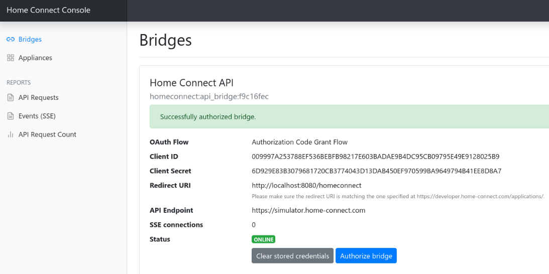 Screenshot Home Connect wizard page 4 Screenshot Home Connect wizard page 4