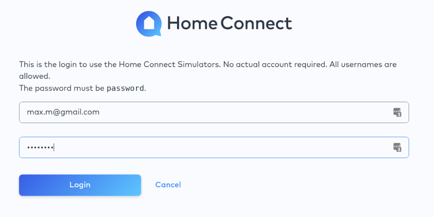 Screenshot Home Connect wizard page 2 Screenshot Home Connect wizard page 2